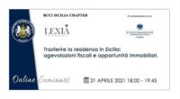 seminario Trasferire la residenza in Sicilia: agevolazioni fiscali e opportunità immobiliari