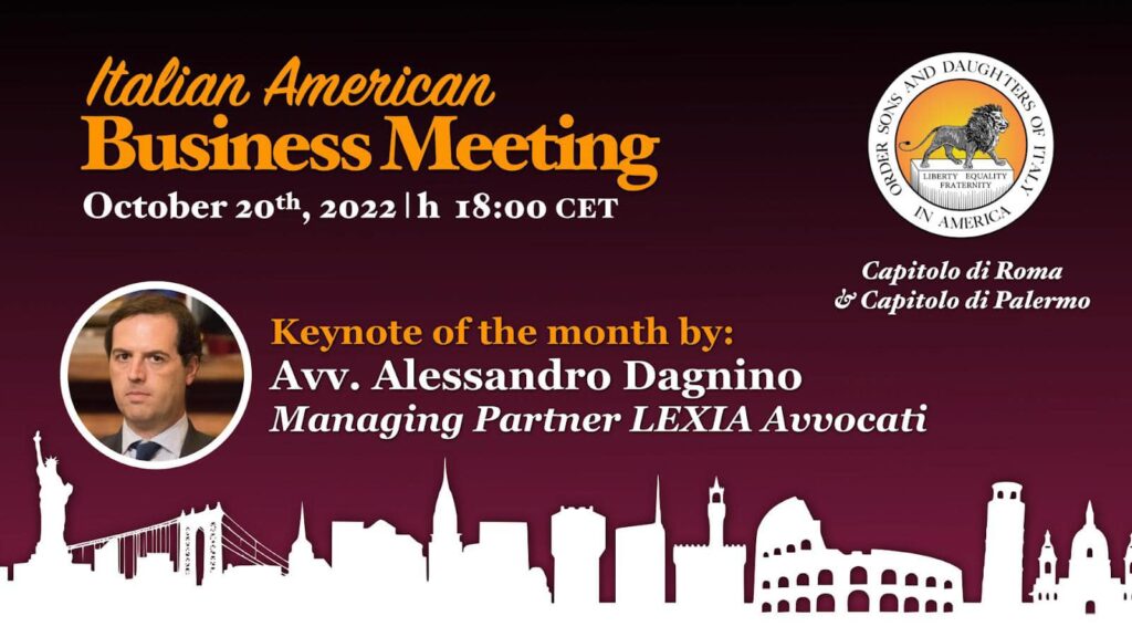 business meeting mensile dell'Order of Sons and Daughters of Italy